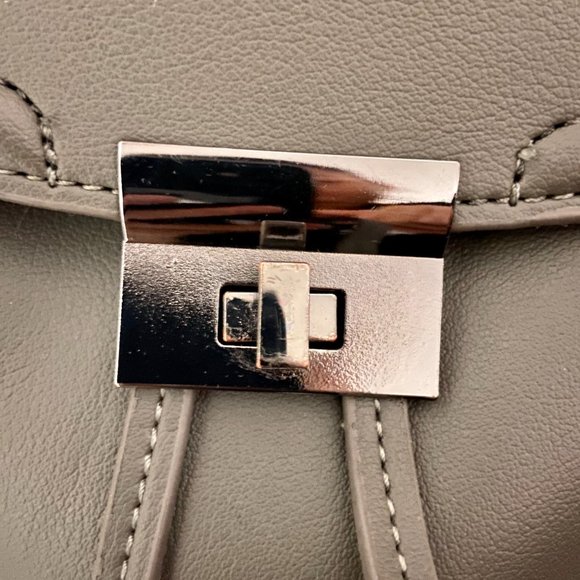 Topshop Faux Leather Clasp Backpack - Picture 5 of 8